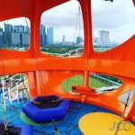 #スペクトラムオブザシーズ の#スカイパッド 背景には#シンガポール の#マリーナベイサンズ も見えてます#クルーズ #ロイヤルカリビアン #船旅 #旅行 #skypad #spectrumoftheseas #royalcaribbean #singapore #marinabaysands #cruiselife #i2w #cruisetravel #travel #cruise