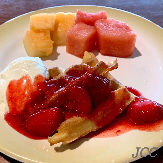 #クアンタムオブザシーズ #ロイヤルカリビアン #クルーズ #朝食 #ワッフル #フルーツ#quantumoftheseas #royalcaribbean #breakfast #waffle #fruit #cruiselife #i2w #instafood #cruiseaddict #cruisetime #cruisefan #travel #?